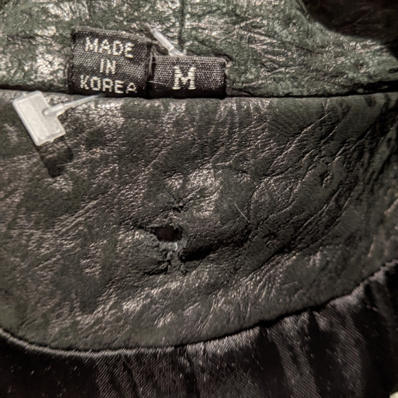 Andrew Marc New Zealand Opossum Fur Vest Dark Brown/Black Leather Collar Medium - Picture 5 of 8